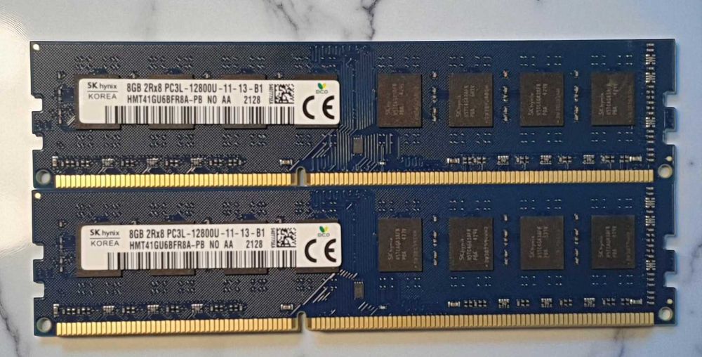 Memorie 16GB DDR3L 1600, Kit 2 x 8GB DDR3L 1600 Hynix, Garantie