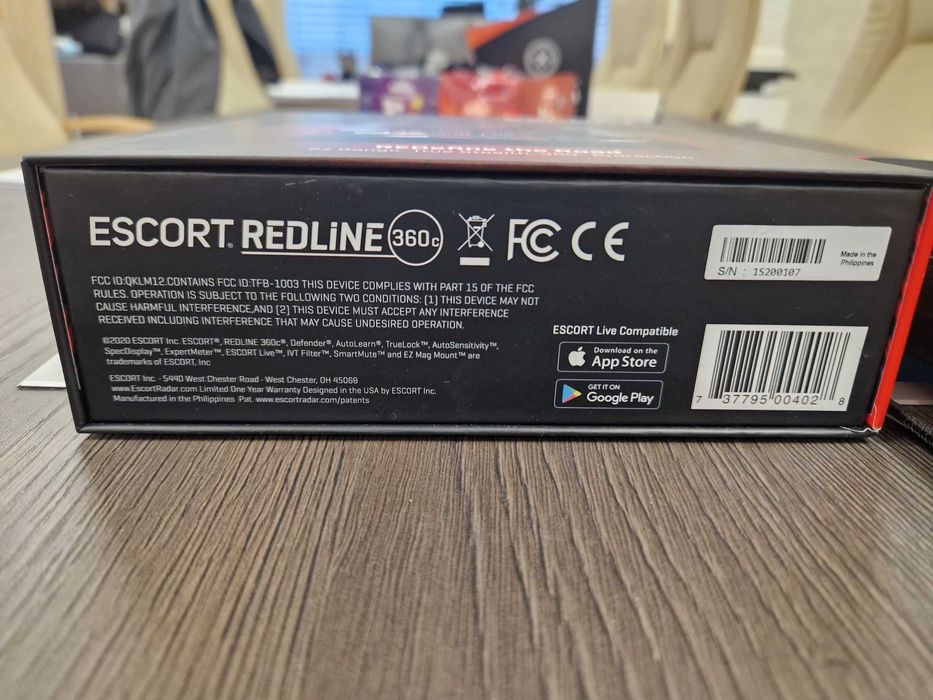 Радар Детектор Escort Redline 360