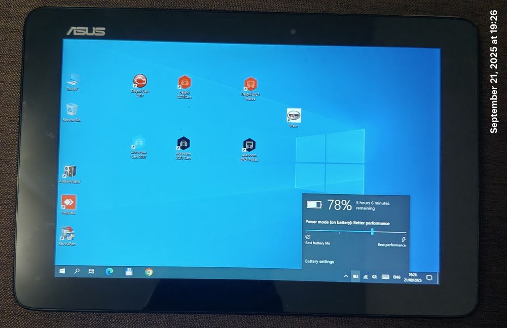 Laptop tableta Asus + interfata diagnoza auto Delphi