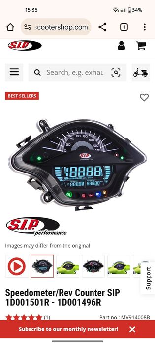 Bord tuning scooter vespa sprint primavera 50 125 150