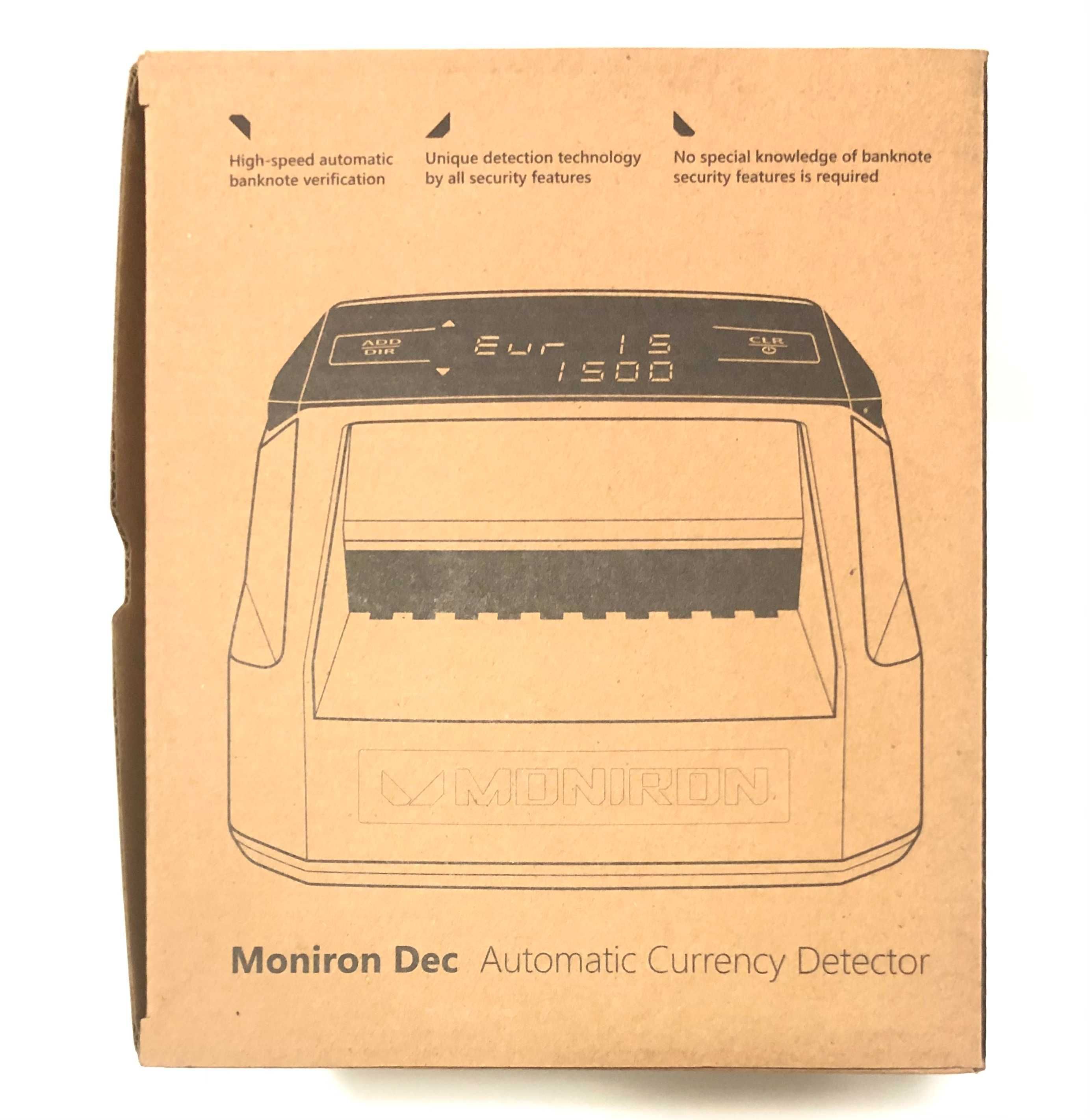 MONIRON автоматичен валутен детектор, тестер за банкноти,  Германия