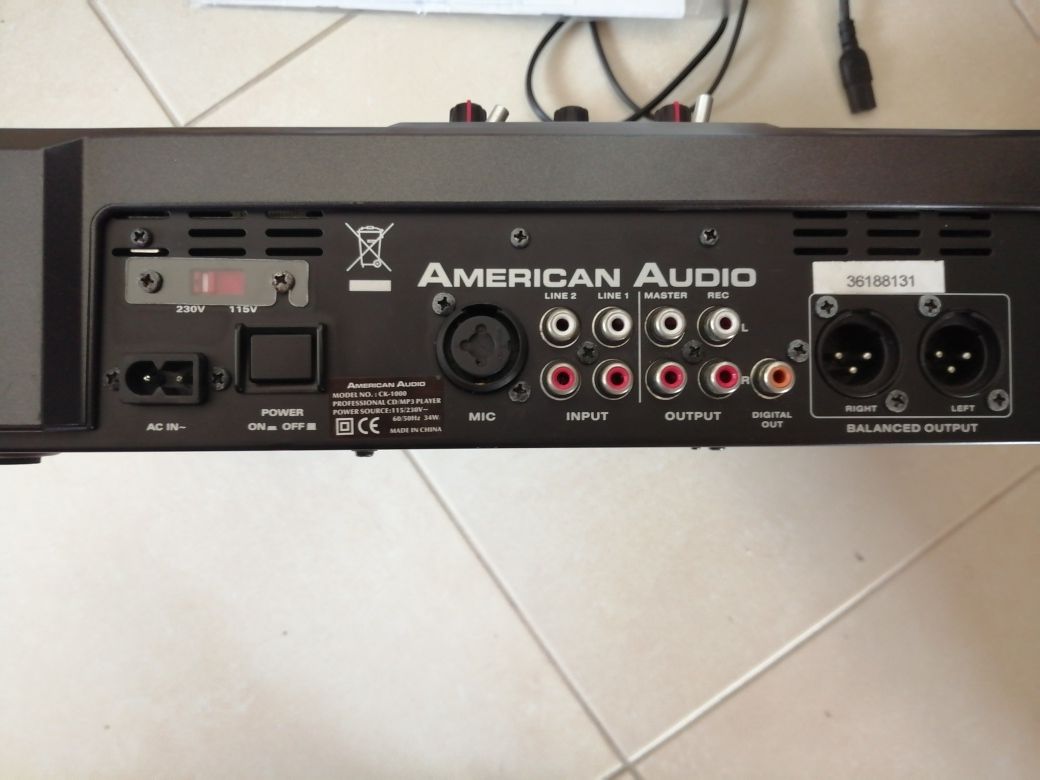 Vând cd-player Dj American Audio - ck1000 mp3