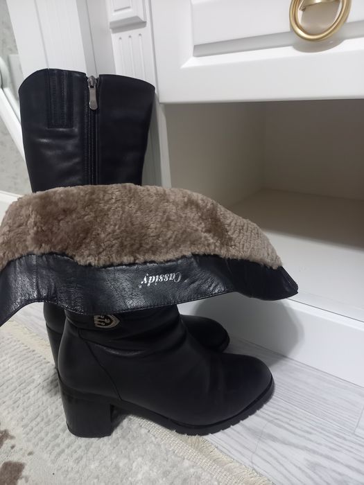 Сапоги зима натуралка