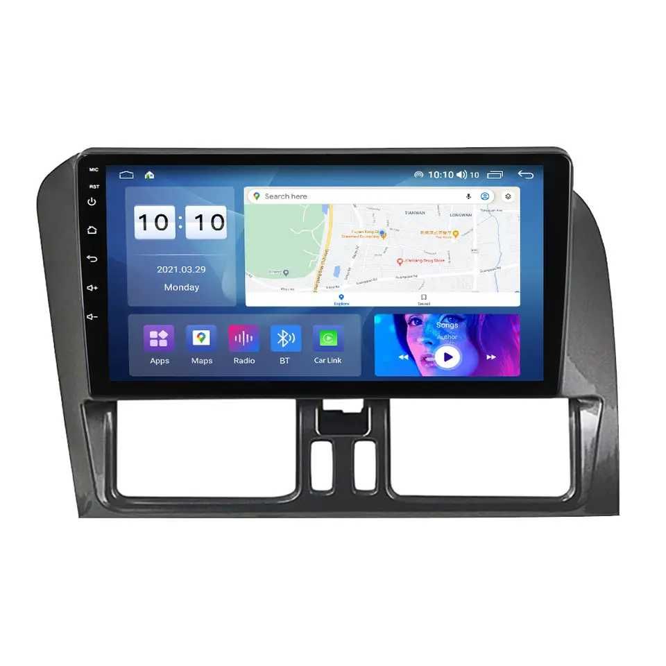 Navigatie Android 13 Volvo XC60 I 2008 -2017 1/8 Gb CarPlay + CAMERA