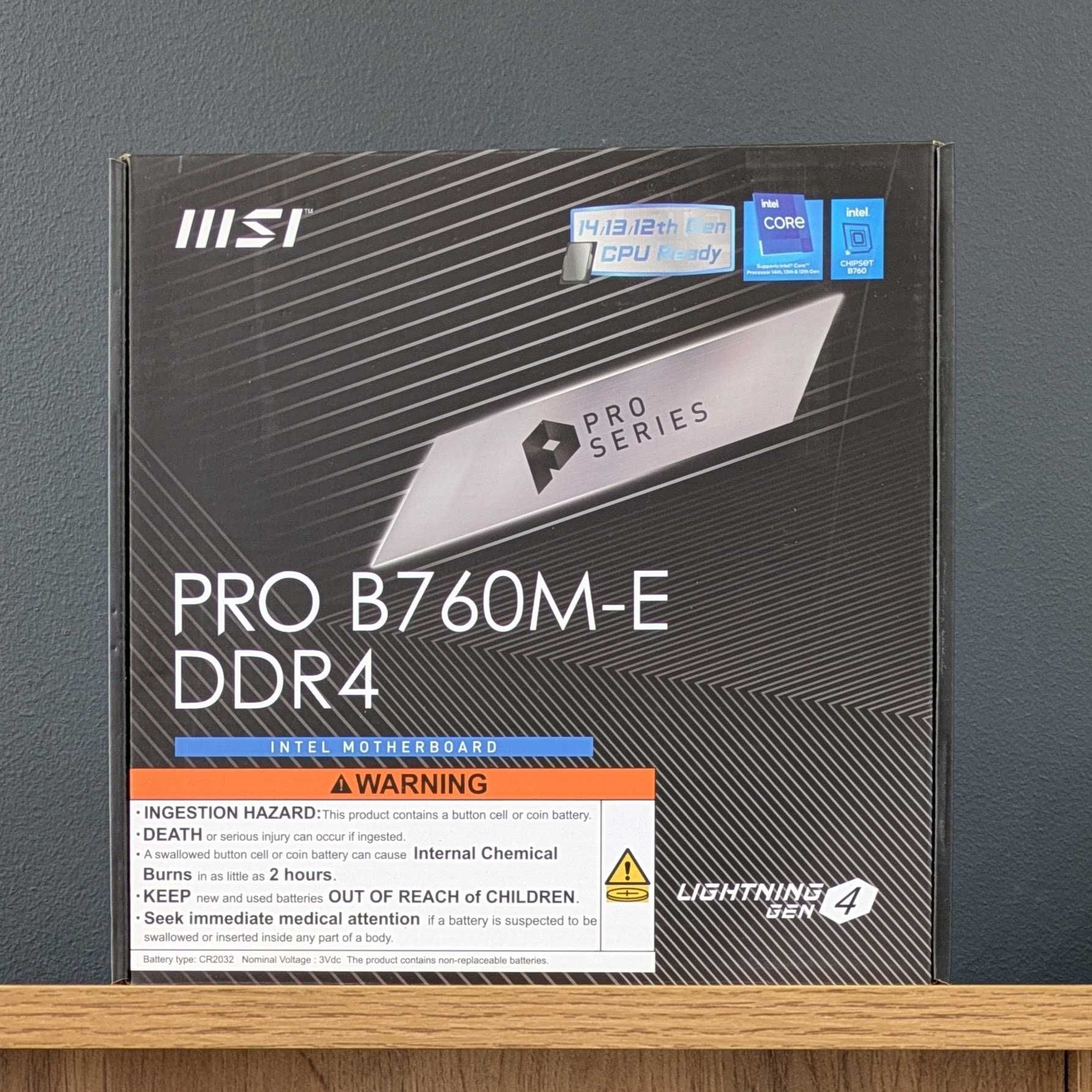Материнская плата MSI PRO B760M-E DDR4