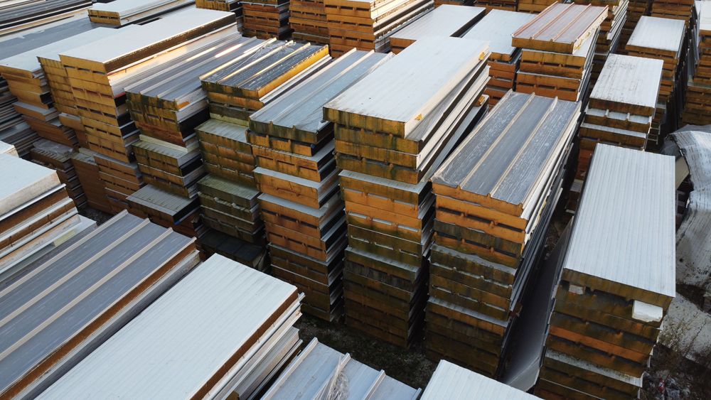 Panouri termoizolante tip sandwich 12-16cm - direct din depozit