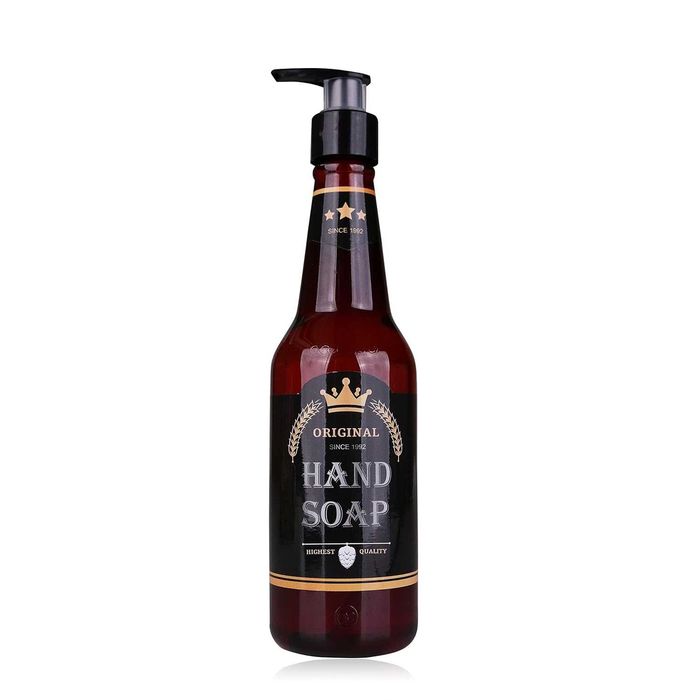 Sapun lichid 330ml in dispenser tip sticla de bere design masculin