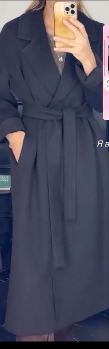 Пальто премиум качество состав кашемир и шерсть 48 размер