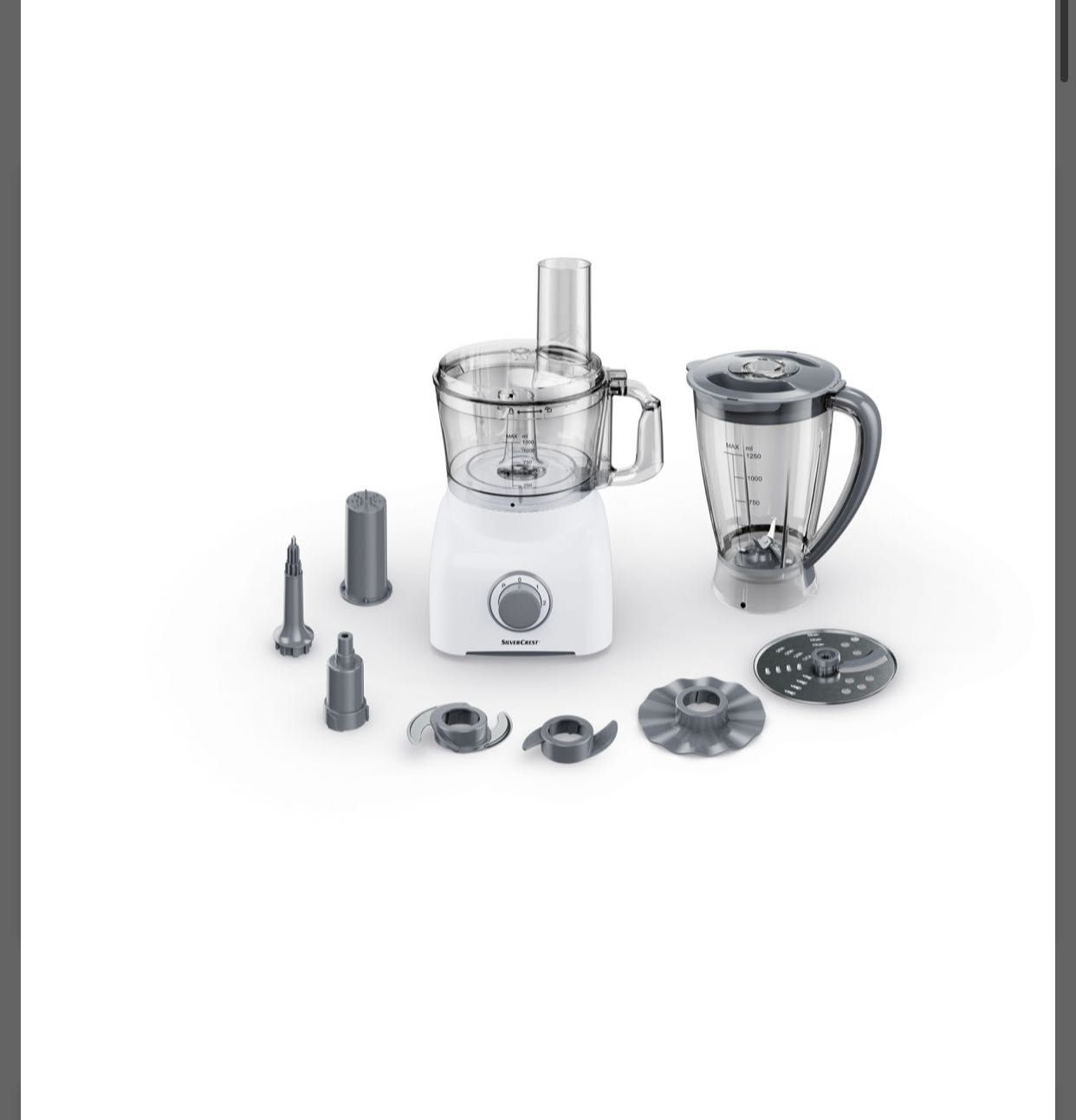 SILVERCREST® Мултифункционален кухненски робот SFPM 600 A1