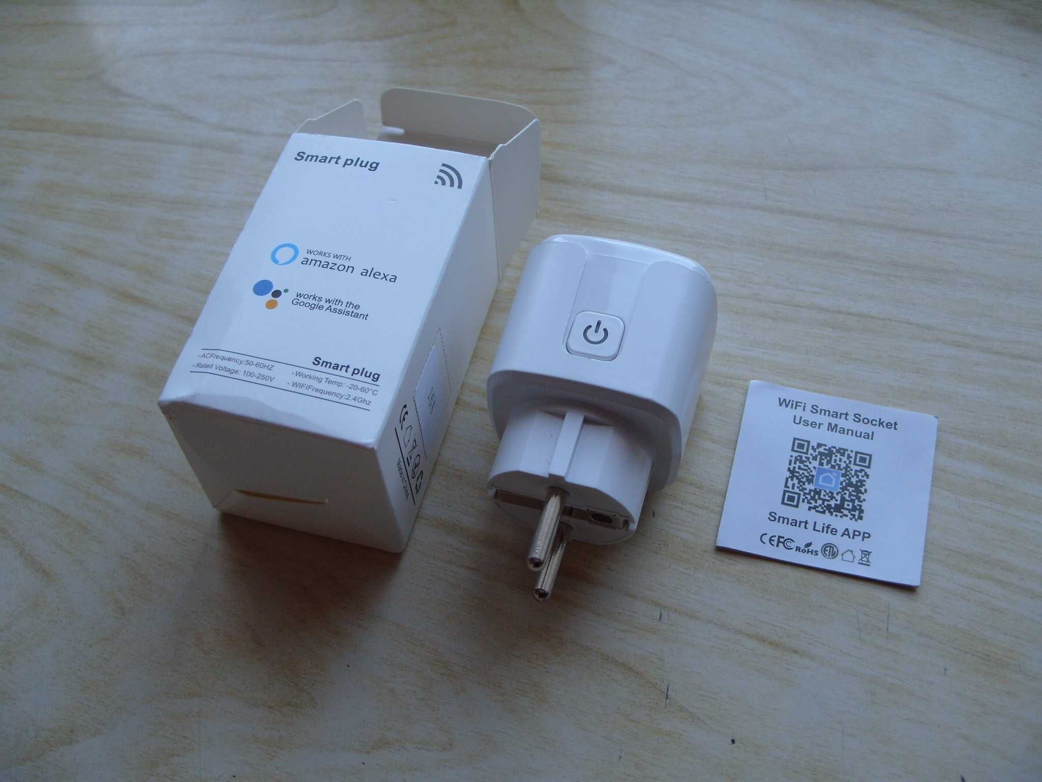 Wi-Fi Smart контакт Tuya, 16A. Българско упътване