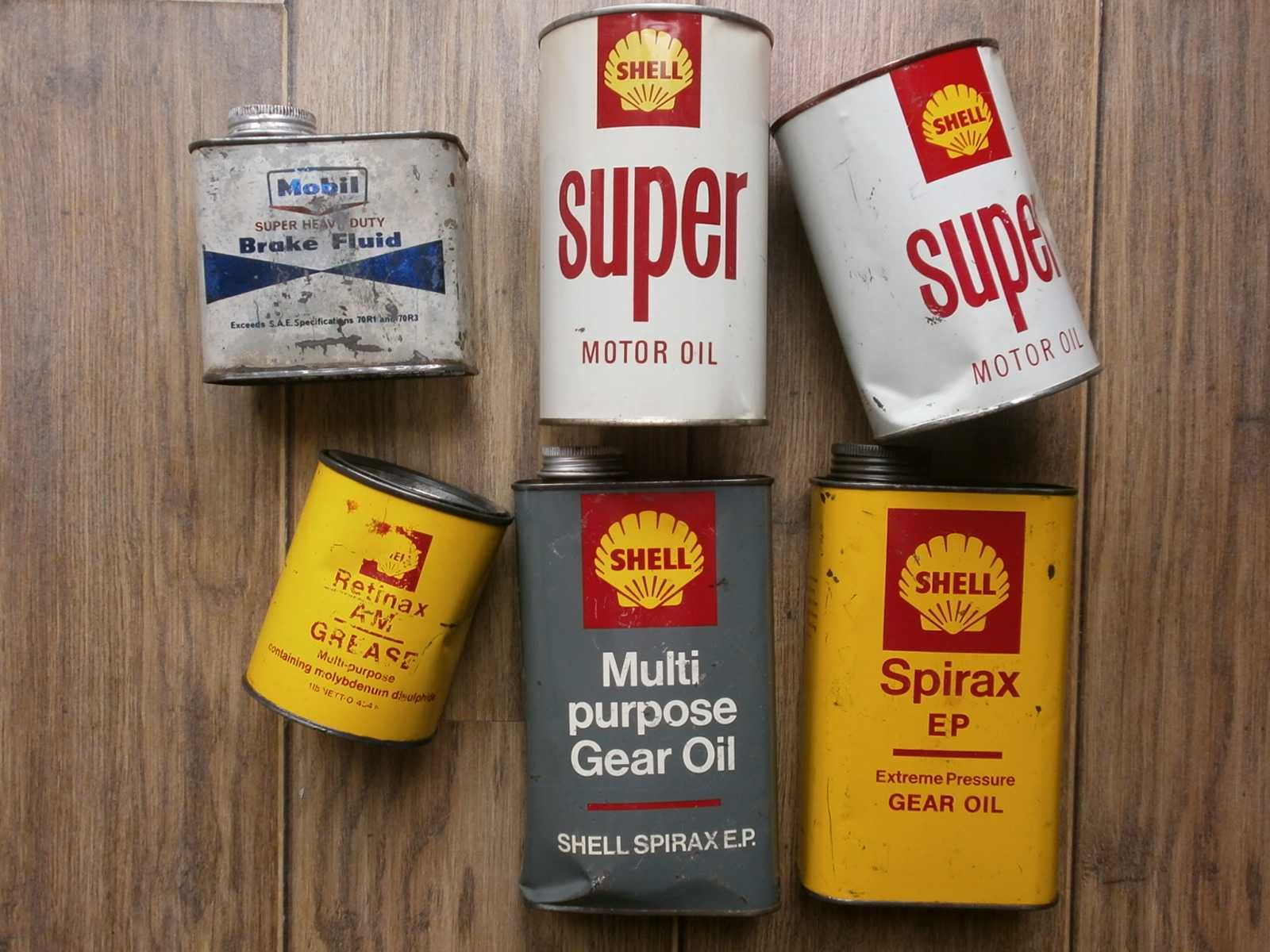 Vintage Ламаринени Кутии от 60те SHELL от САЩ