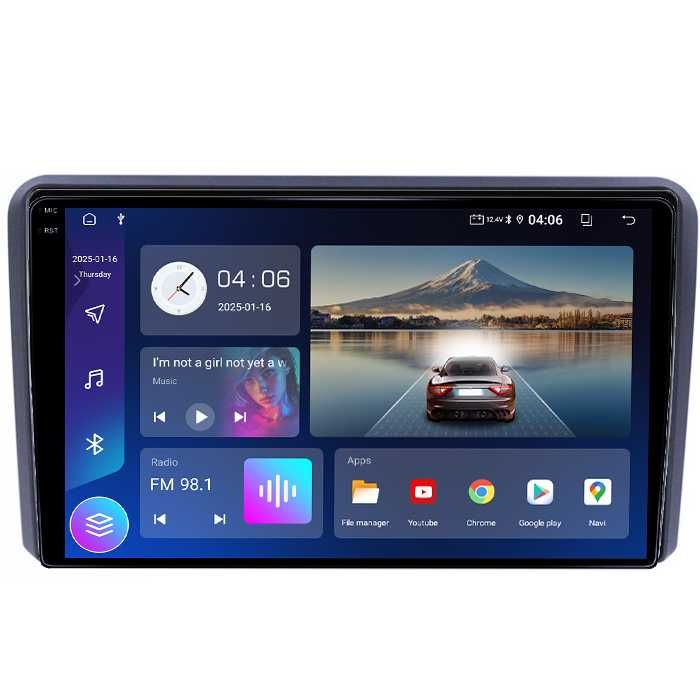 Navigatie AUDI A3 2002-2012, 9INCH, 4GB RAM/64 ROM, Android 14