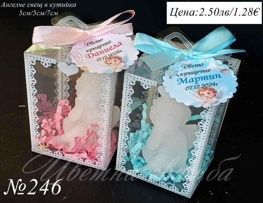 Свещ ангелче за кръщене, Ангелче за кръщене, Свещи за кръщене ангелче