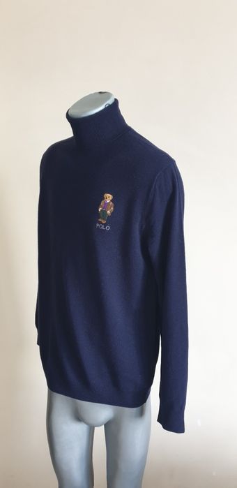 POLO Ralph Lauren Bear Wool /  L НОВО! ОРИГИНАЛ! Мъжки Пуловер Поло!