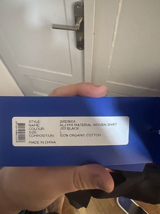 Cămașă KARL LAGERFELD – mărimea L, neagră – NOUĂ