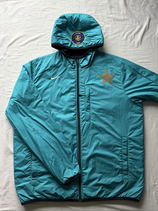 Nike(Inter),geacă cu 2 fețe pt.bărbați,măr.XL(merge pt.2 XL)