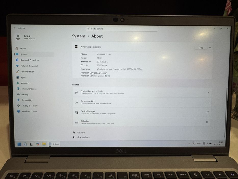 Лаптоп dell latitude 5520 Intel core I5  16 Ram 512 SSD