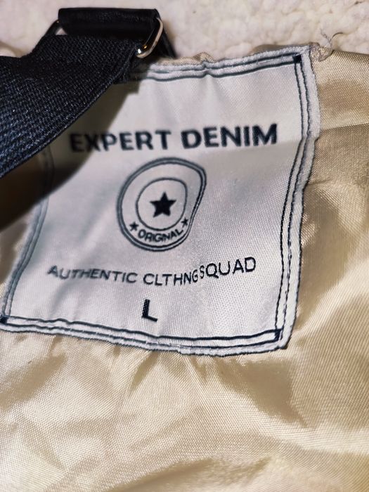 Vând geacă de iarnă argintiu lucios Mon Expert Denim  mărimea L nouă.