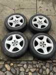 Jante aliaj aluminiu R17 5x112 8J x 17H2 cu anvelope 225/55R17