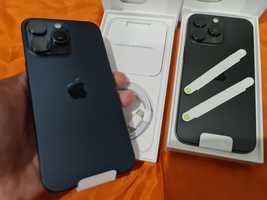-Iphone 15Pro Max, Nou, 256Gb, 8Ram, Black-Blue Titanium, neactivate,