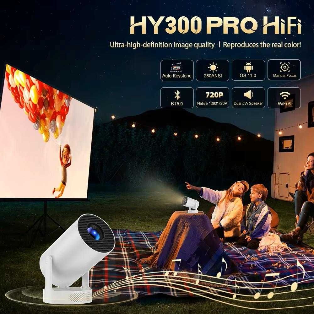 Видео проектор, Android 11, Smart 4K с Wifi 2.4/5G/BT4.1