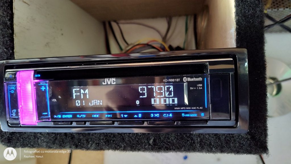 CD player auto Jvc kd R881bt Bluetooth nu Alpine Pioneer Kenwood Sony