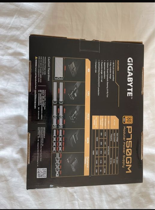 Sursa Gigabyte P750 Gm  80plus GOLD Modulară