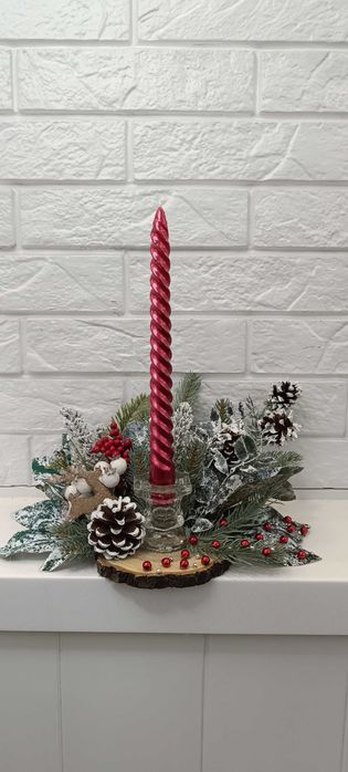 Новогодние подсвечники на самое