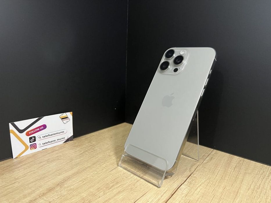 iPhone 16 Pro Max 256Gb Natural Titanium 3 ani garanție, Telefoane Mur
