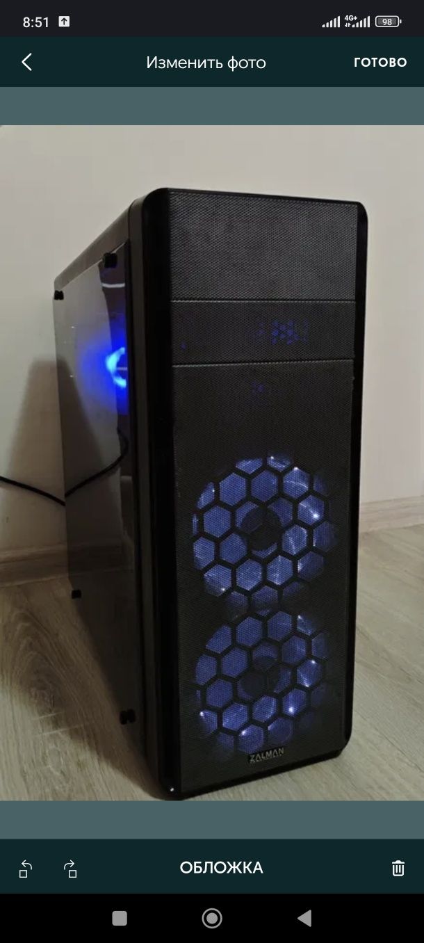I3 10100f, gt730, 16ozu, ssd+hhd игровой компьютер