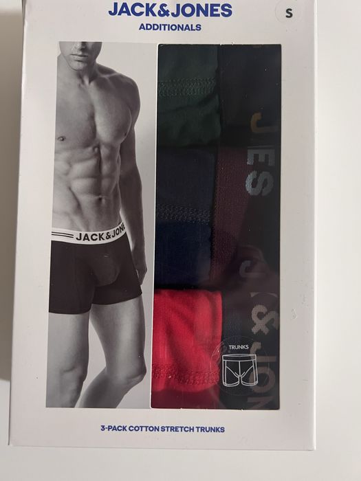 Boxeri originali marime S Jack&Jones set 3 buc