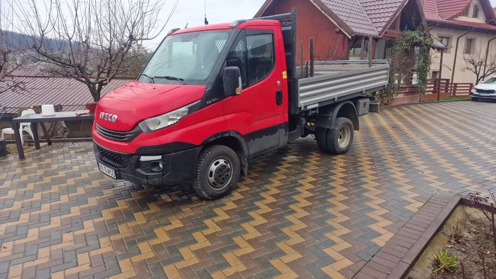Iveco Daily 35C180 Basculabil/cutie 2018 3.0HPi 180 CP E6 AC bena 3 m cat. B
