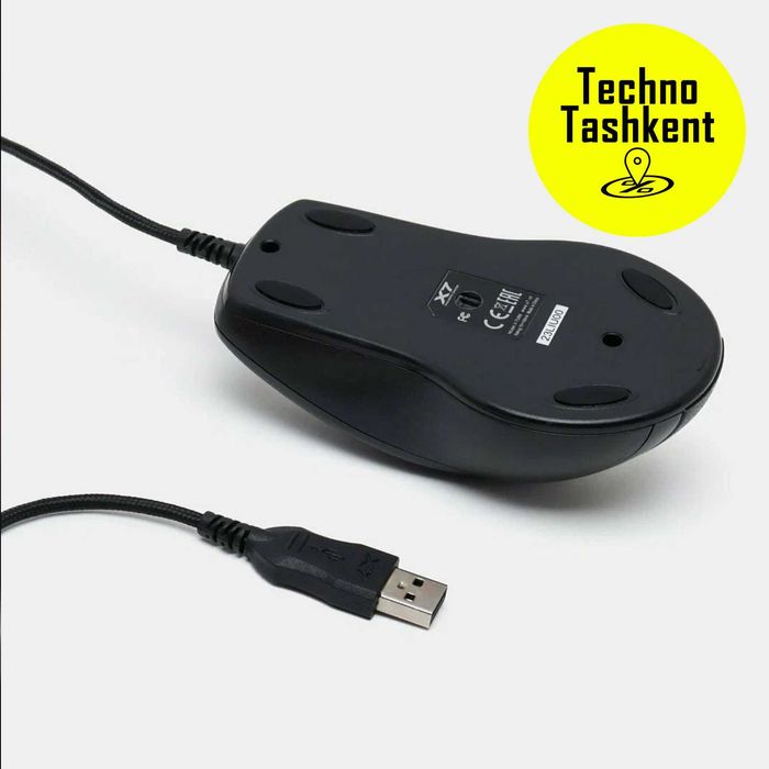 Мышь игровая проводная A4tech X7, 2000 DPI, игровая проводная мышь