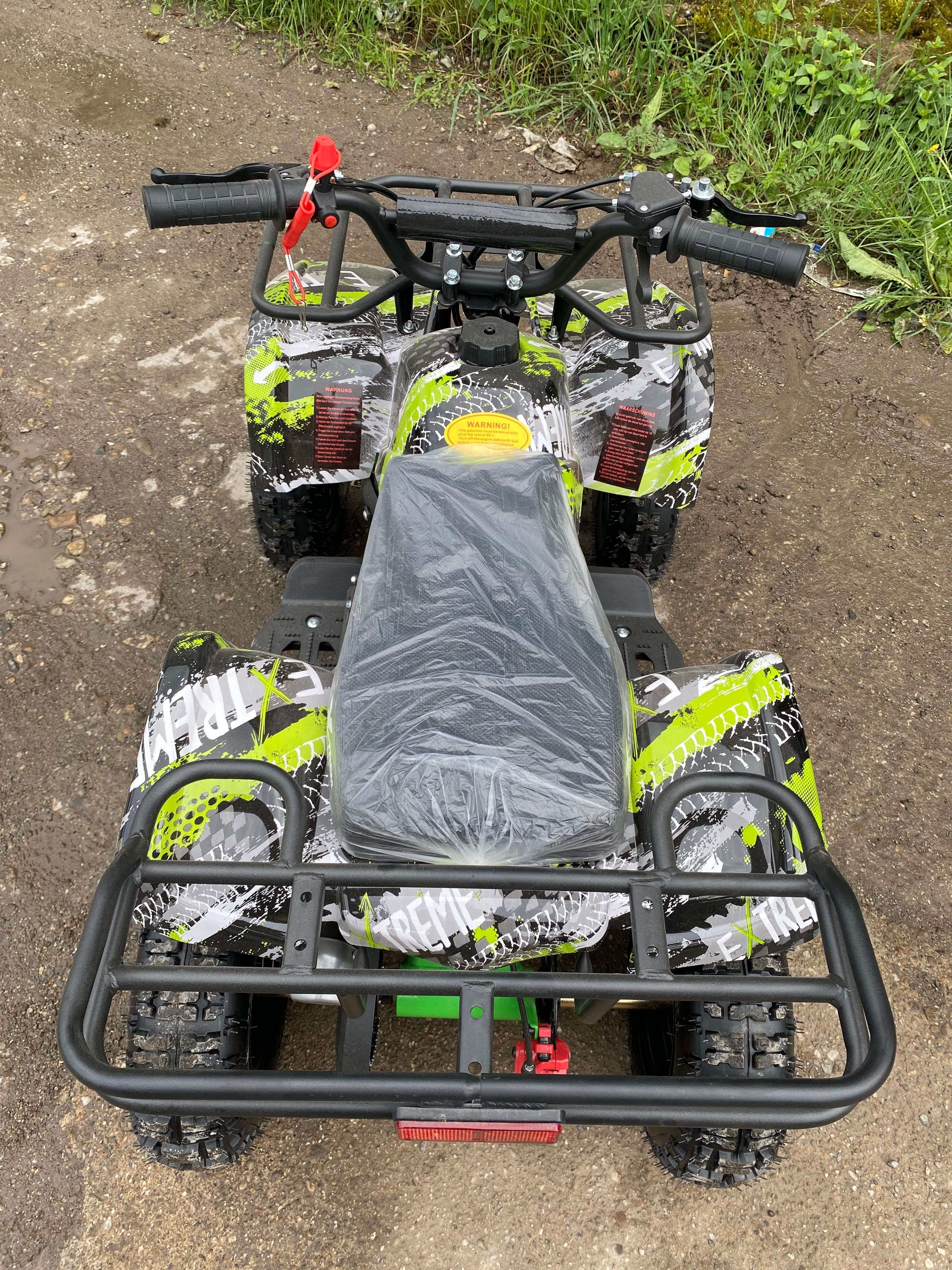 ATV Grafitty verde 49cc cu viteza reglabilă nou cu garanție și livrare