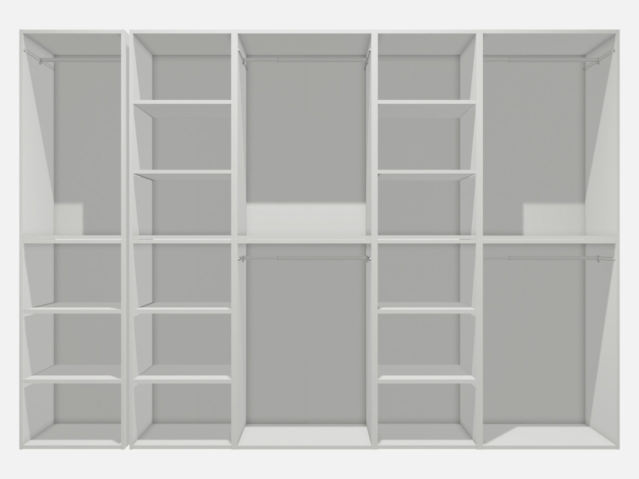 Гадрероб система за съхранение Platsa Ikea