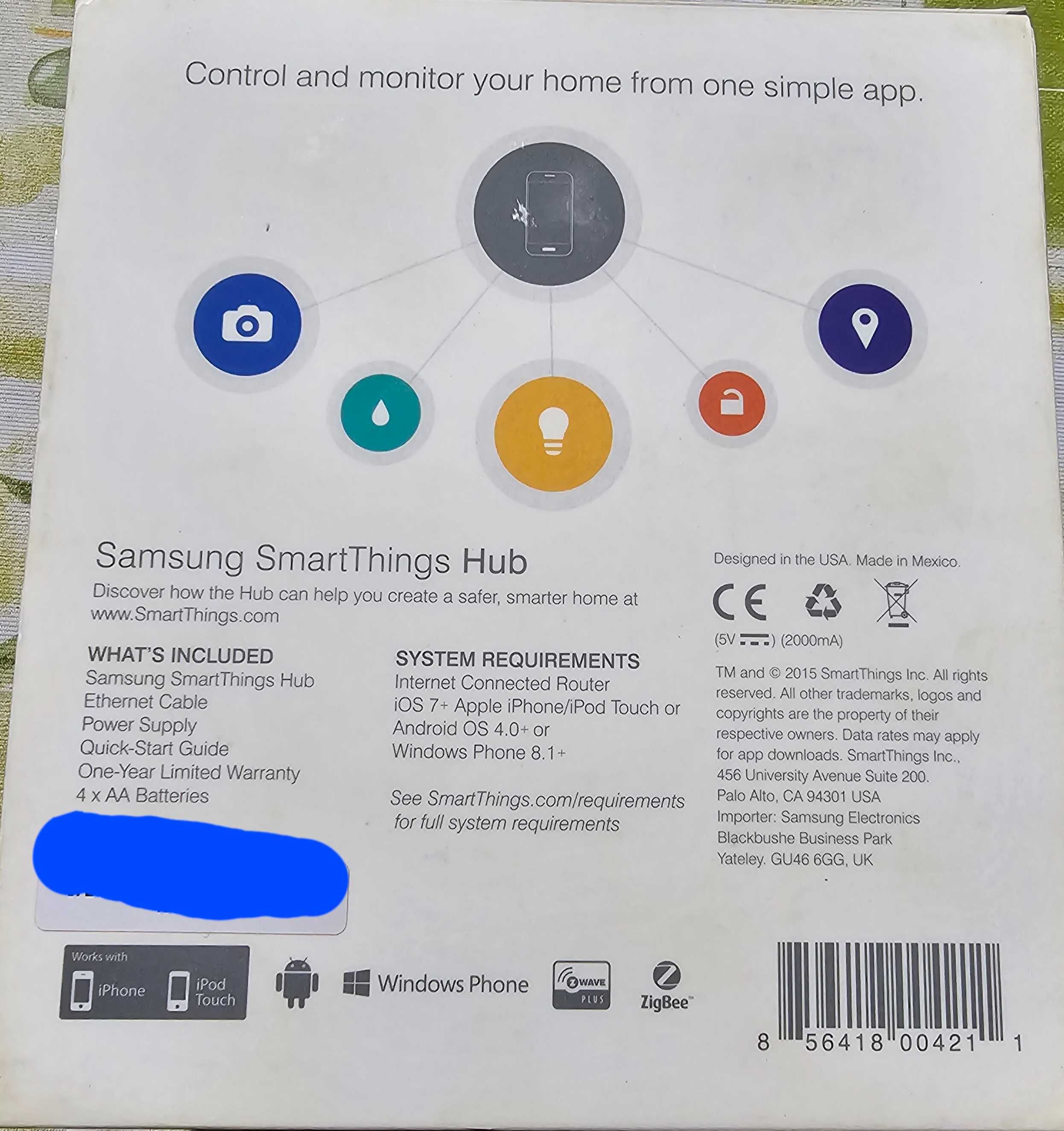 Smartthings V2 varianta EU