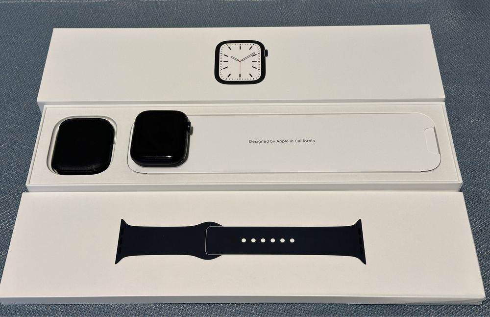 Apple Watch seria7 45mm Midnight
