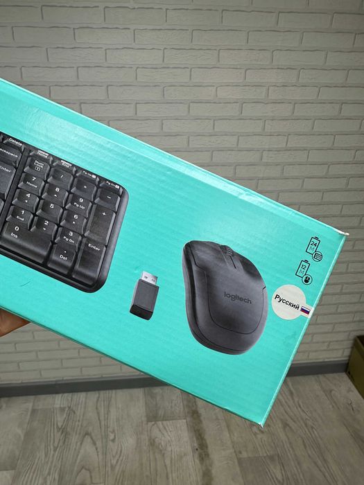 Беспроводная клавиатура и мышь Logitech