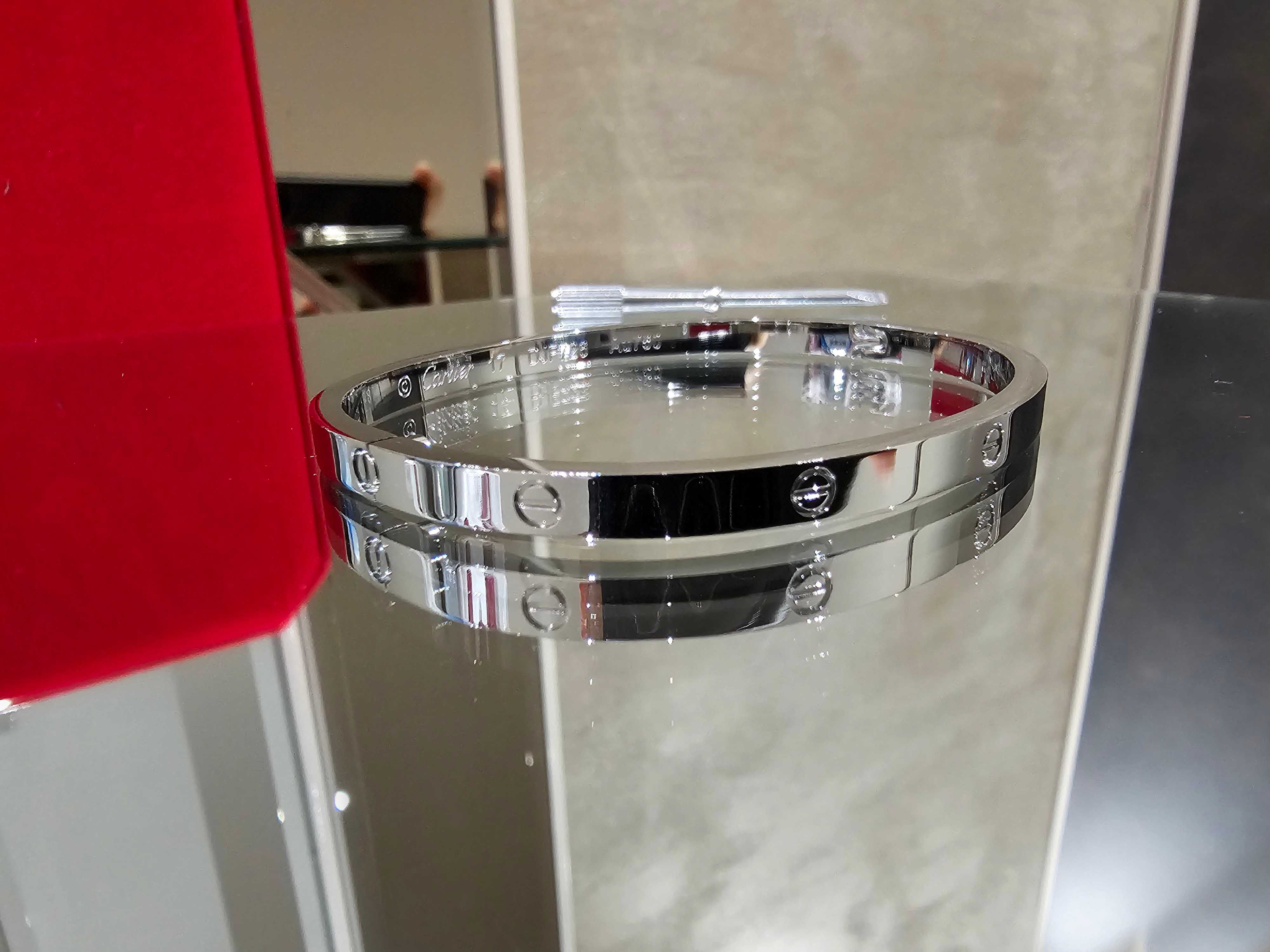 CARTIER Love White Gold Small Model Гривна с Отверка