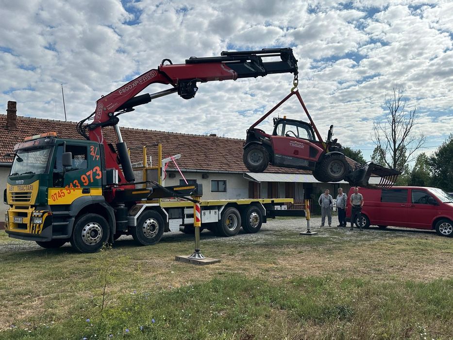 Iveco stralis ,macara Fassi 800xp