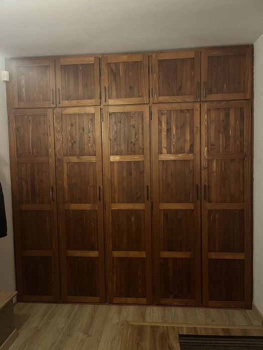 Vand usi lemn - lamele - dulap