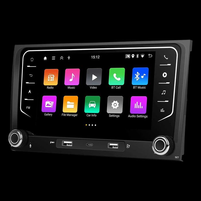 Navigatie Android Dedicata Audi A4 (2001 - 2008), 7Inch, BT, Carplay