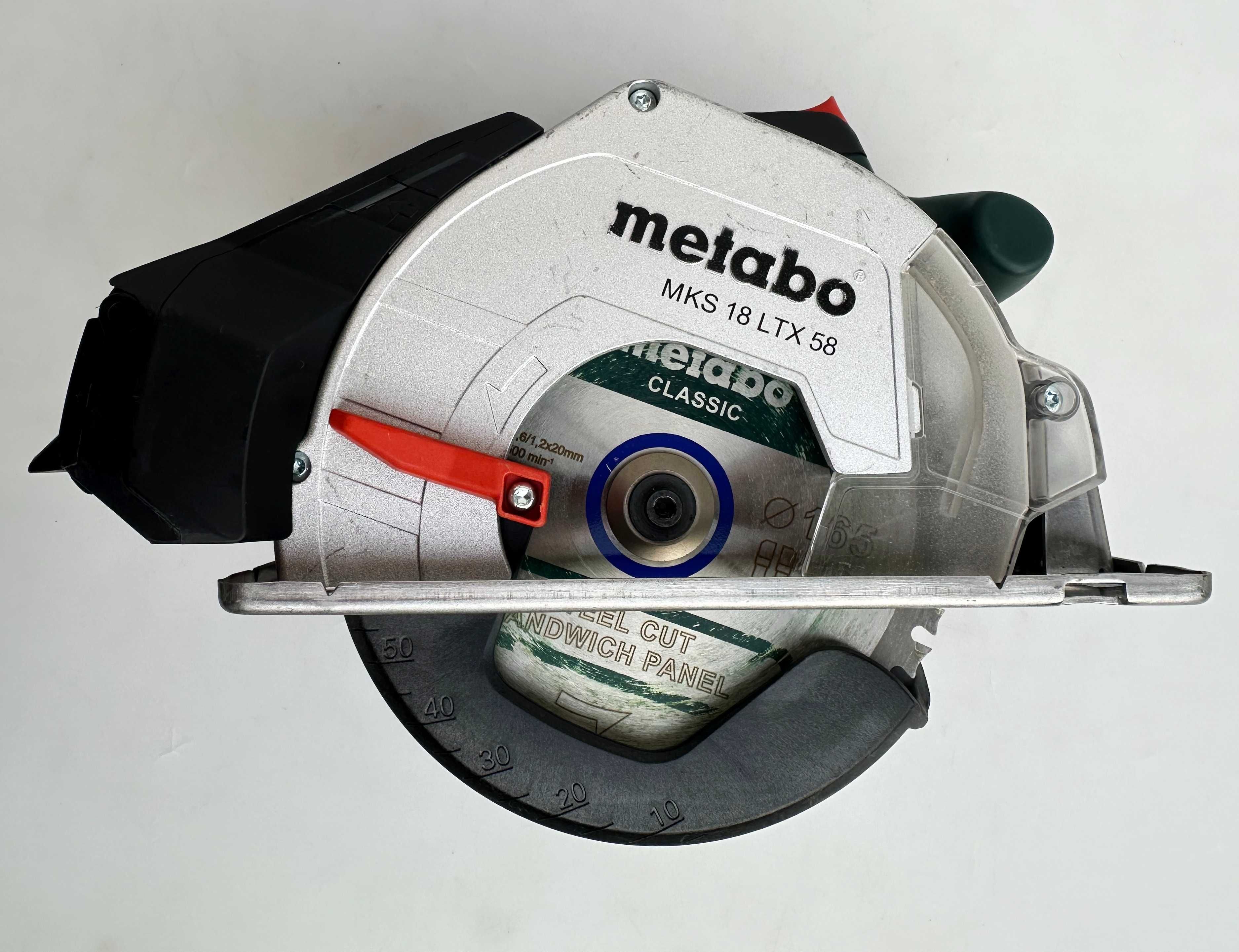 Metabo MKS 18 LTX 58 - Акумулаторен ръчен циркуляр за метал