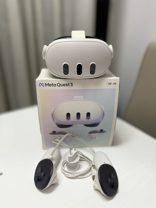 Oculus Quest 3 128 GB  garantie, jocuri instalate +USB stik 500  jocur