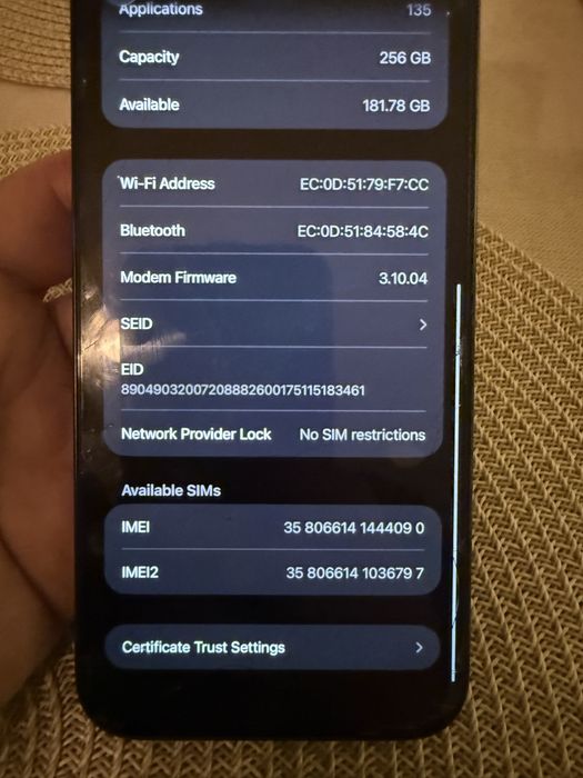 Iphone 15 pro max 256gb