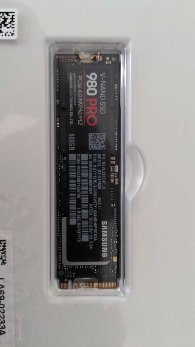 vand ssd 512gb pciex 4.0 nvme m2 99% viata second hand 980 pro samsung