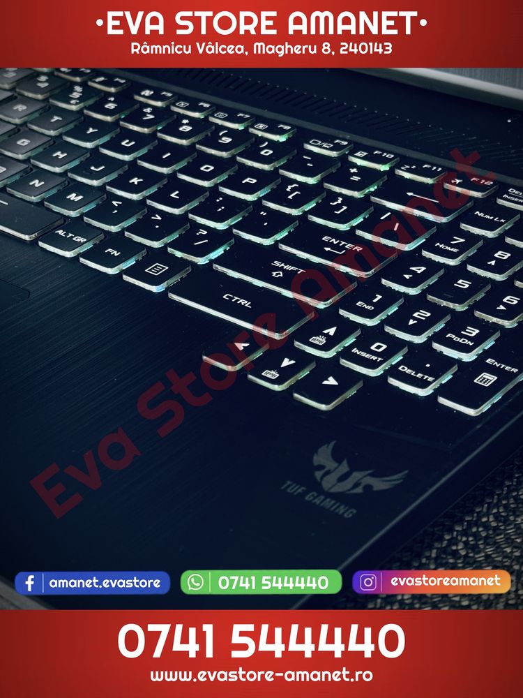 Laptop Gaming 15.6” ASUS TUF AMD Ryzen 5 1TB 8GB RAM GTX 1050 3GB