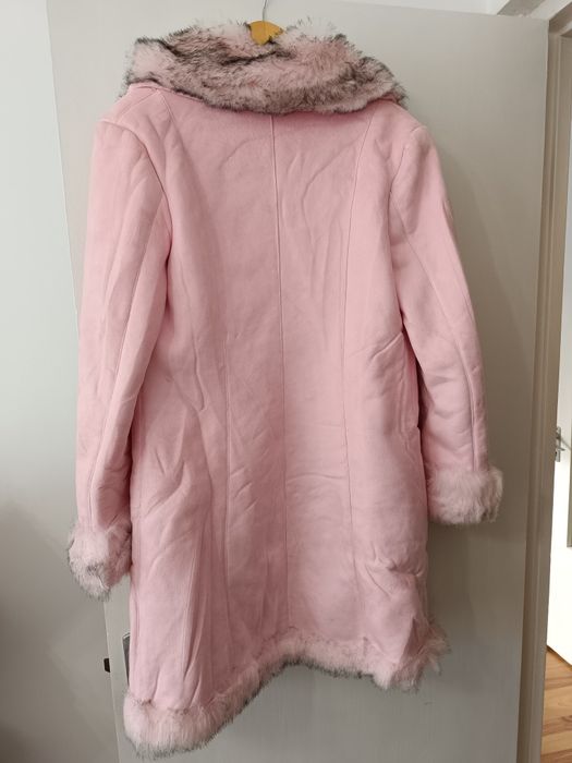 Palton roz elegant