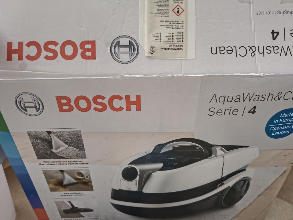 Прахосмукачка за мокро и сухо почистване Bosch
