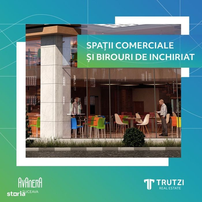 Spații Comerciale Disponibile la Avanera Suceava, BLOC 2 și BLOC 3